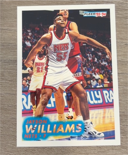 1993-94 Fleer #339 Jayson Williams — front