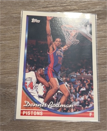 1993-94 Topps #77 Dennis Rodman — front