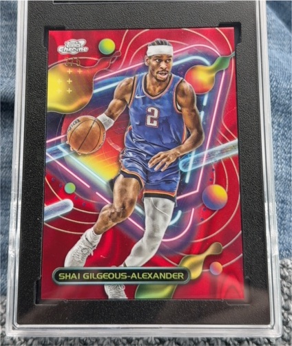 2023-24 Topps Cosmic Chrome #29 Shai Gilgeous-Alexander — front