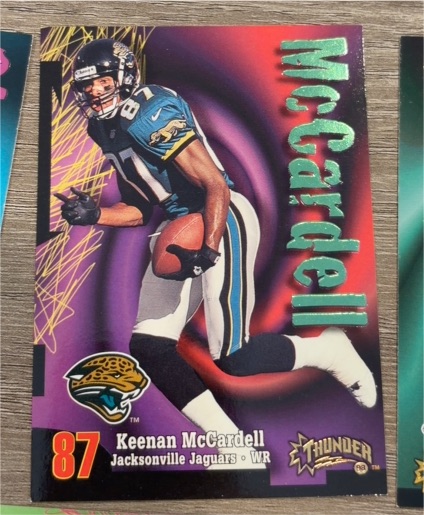 1998 SkyBox Thunder #103 Keenan McCardell — front