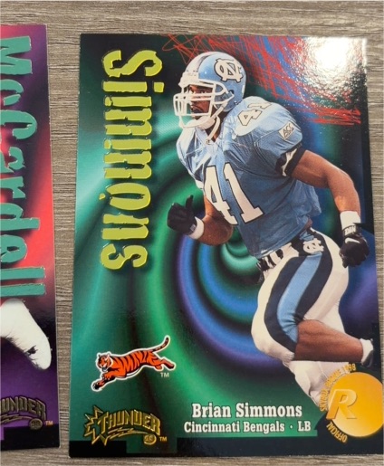 1998 SkyBox Thunder #246 Brian Simmons — front