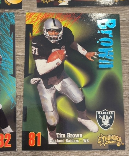 1998 SkyBox Thunder #131 Tim Brown — front