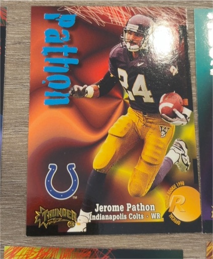 1998 SkyBox Thunder #244 Jerome Pathon — front