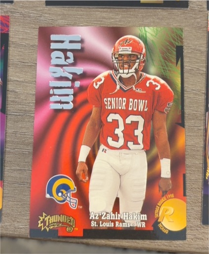 1998 SkyBox Thunder #235 Az-Zahir Hakim — front
