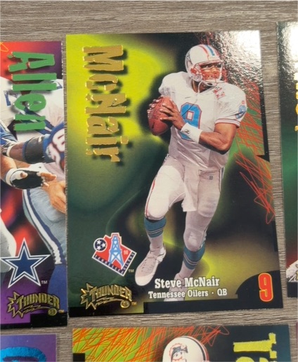 1998 SkyBox Thunder #176 Steve McNair — front