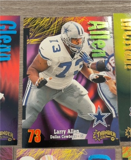 1998 SkyBox Thunder #73 Larry Allen — front