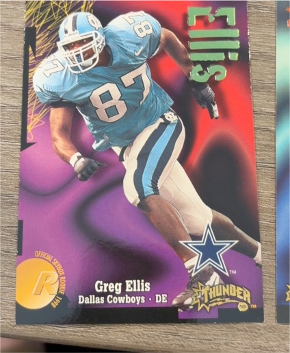 1998 SkyBox Thunder #230 Greg Ellis — front