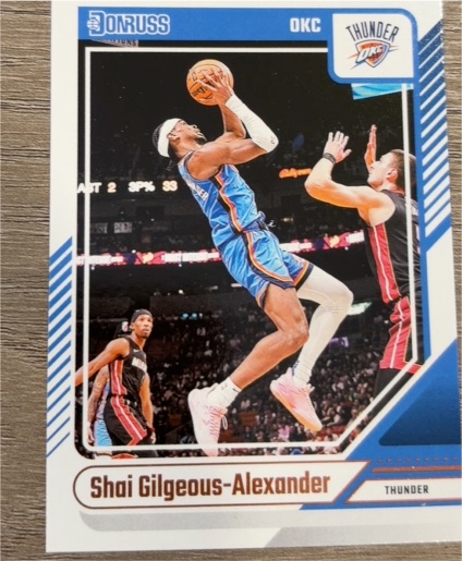 2024-25 Donruss #123 Shai Gilgeous-Alexander — front