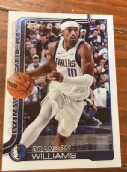 2025-26 Topps #171 Brandon Williams — front