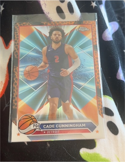2023-24 Topps Chrome #107 Cade Cunningham — front