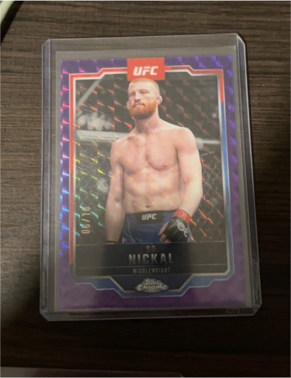 2025 Topps Chrome UFC #76 Bo Nickal — front