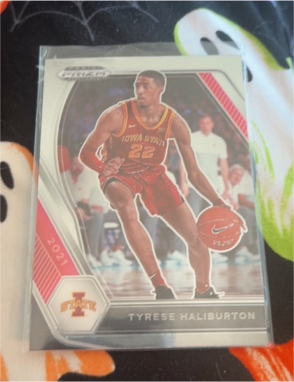 2021-22 Panini Prizm Draft Picks #37 Tyrese Haliburton — front