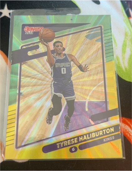 2021-22 Donruss #43 Tyrese Haliburton — front