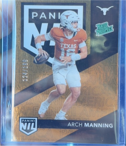 2025 Panini The National #NIL1 Arch Manning — front