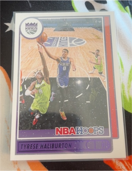 2021-22 Panini NBA Hoops #108 Tyrese Haliburton — front