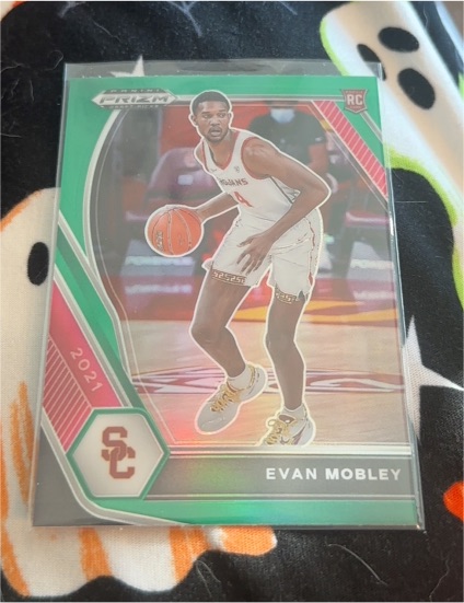 2021-22 Panini Prizm Draft Picks #2 Evan Mobley — front