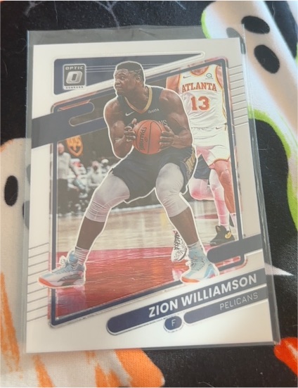 2021-22 Panini Donruss Optic #95 Zion Williamson — front