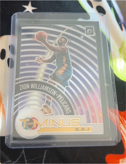 2020-21 Panini Donruss Optic #8 Zion Williamson T-Minus — front