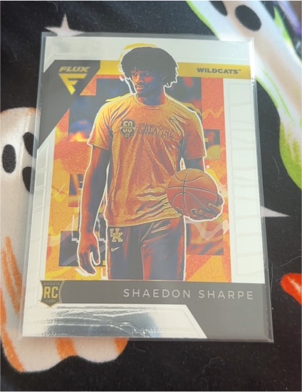 2022 Panini Chronicles Draft Picks Flux #8 Shaedon Sharpe — front