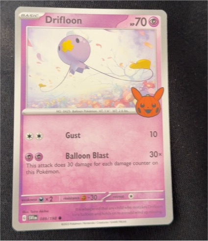 2023 Pokémon Trick or Trade #89 Drifloon — front