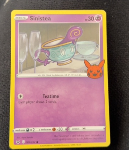 2023 Pokémon Trick or Trade #089 Sinistea — front