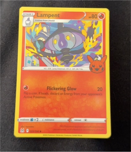 2023 Pokemon TCG Lampent #025 — front