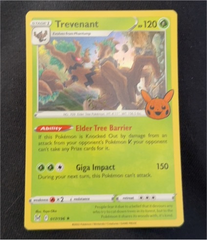 2023 Pokémon Trick or Trade #017 Trevenant — front