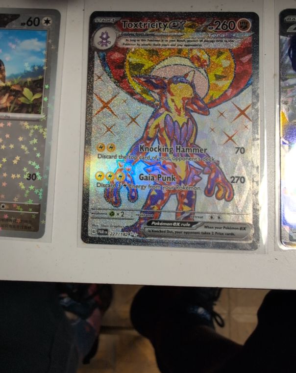 2023 Pokémon SV04: Paradox Rift #227 Toxtricity ex — front