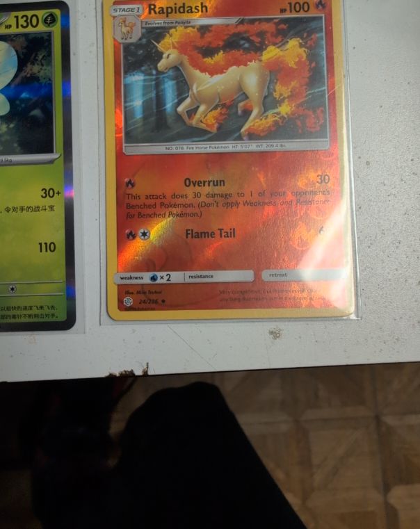 2019 Pokemon Sun & Moon #24 Rapidash — front
