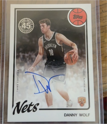2025-26 Topps Basketball #80BK-73 Danny Wolf — front