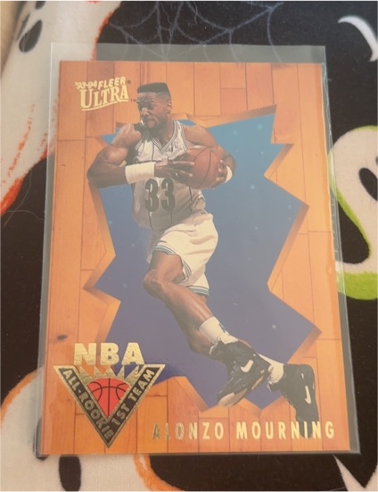 1993-94 Fleer Ultra #4 Alonzo Mourning All-Rookie Team — front