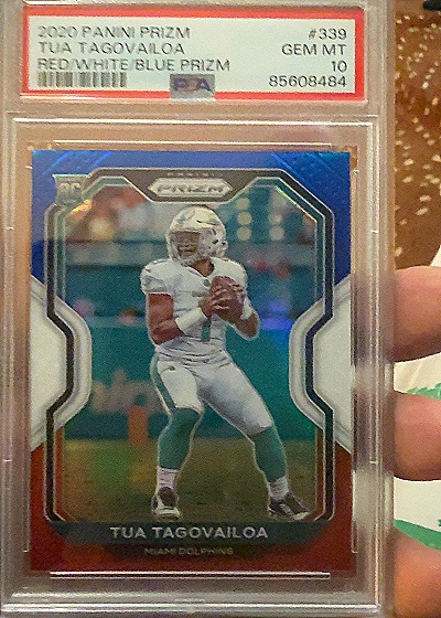 2020 Panini Prizm #339 Tua Tagovailoa — front