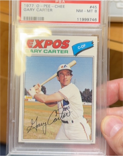 1977 O-Pee-Chee #45 Gary Carter — front
