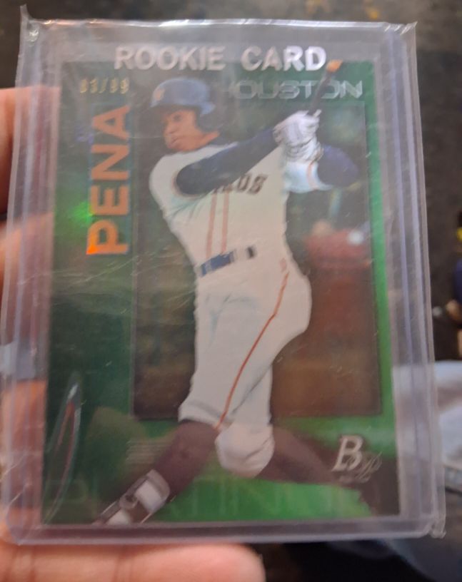 2020 Bowman Platinum Top Prospects #TOP-52 Jeremy Peña — front