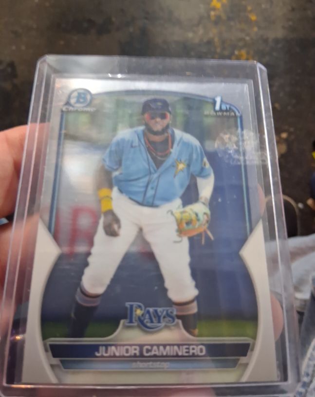 2023 Bowman Chrome #BCP-61 Junior Caminero — front
