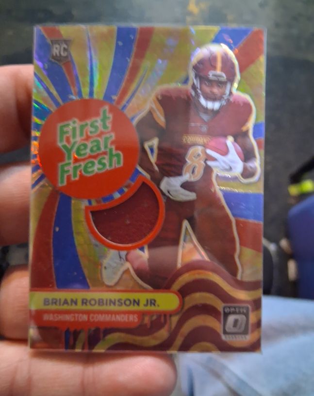 2022 Donruss Optic #FYF-BR Brian Robinson Jr. — front