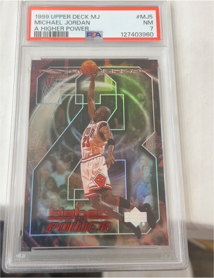 1999 Upper Deck MJ #MJ5 Michael Jordan A Higher Power — front