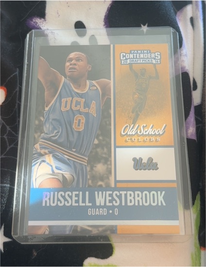 2016 Panini Contenders Draft Picks Old School Colors #18 Russell Westbrook — front