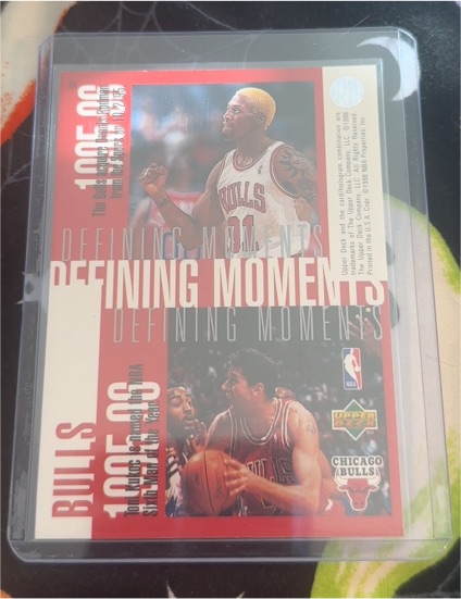 1997-98 Upper Deck #334 Defining Moments Michael Jordan Pippen — front
