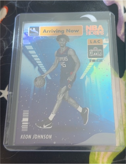 2021-22 Panini NBA Hoops #11 Keon Johnson — front