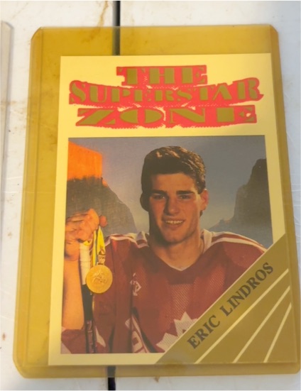 1991 Oddball The Superstar Zone #NNO Eric Lindros — front