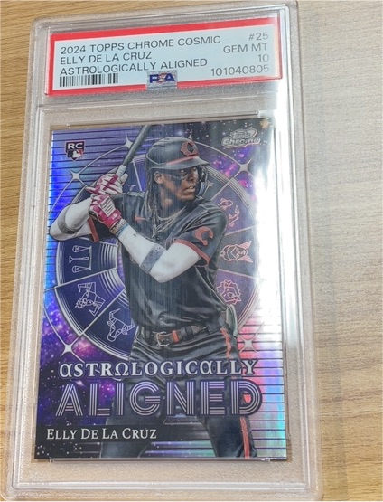 2024 Topps Chrome Cosmic Astrologically Aligned #AA-25 Elly De La Cruz — front