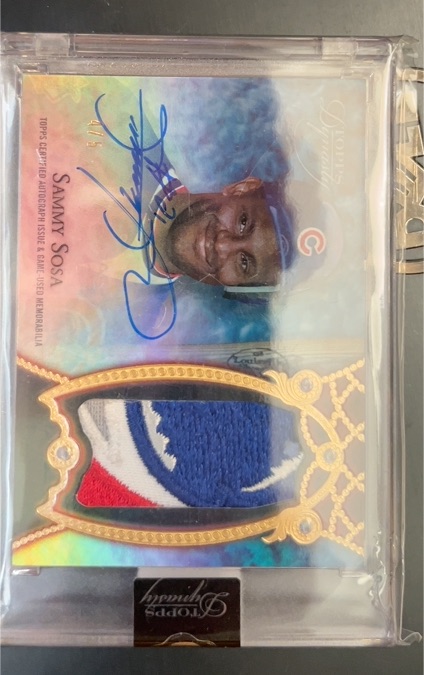 2022 Topps Dynasty #DAPSS-1 Sammy Sosa — front