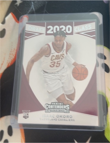 2020 Panini Contenders Draft Class Isaac Okoro — front
