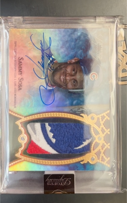 2022 Topps Dynasty #DAP-SS Sammy Sosa — front