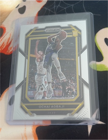 2022-23 Panini Prizm #267 Ochai Agbaji Rookie Card — front