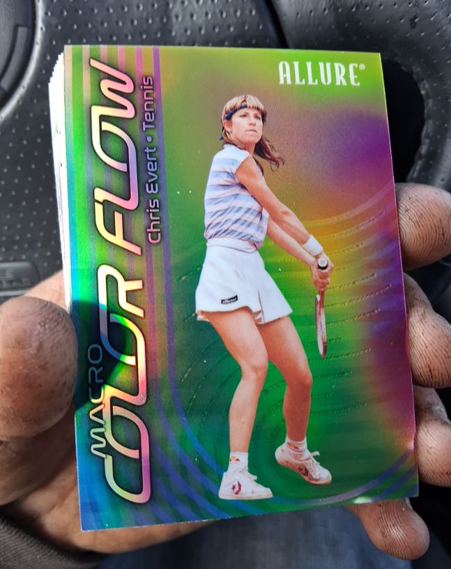 2025 Upper Deck Allure SE #CF2-14 Chris Evert Macro Color Flow — front