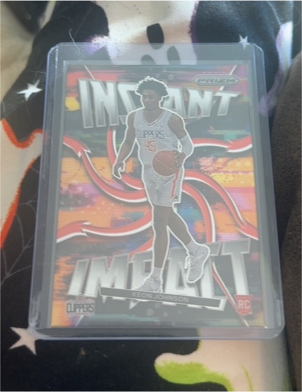 2021-22 Panini Prizm #5 Instant Impact Keon Johnson RC — front