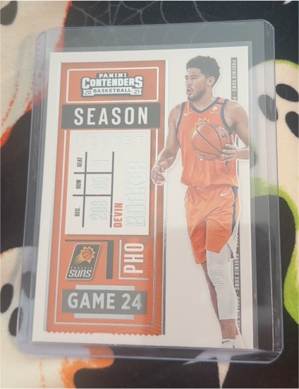 2020-21 Panini Contenders Season Ticket #37 Devin Booker — front