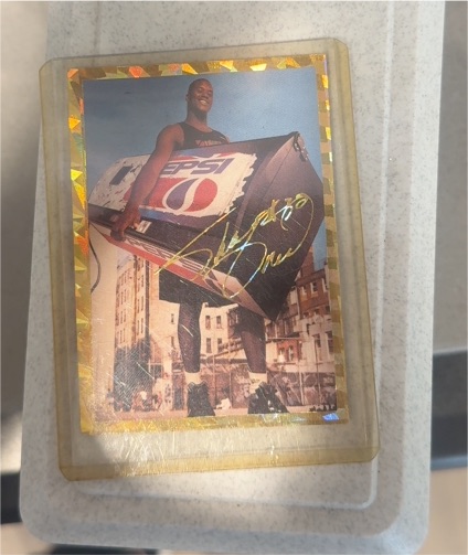 1992-93 Pepsi Shaquille O'Neal Rookie of the Year Promo Card — front